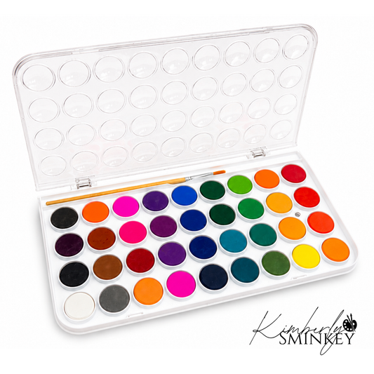 Student Grade Watercolor Paint Set | 36 Colors + Paint Brush